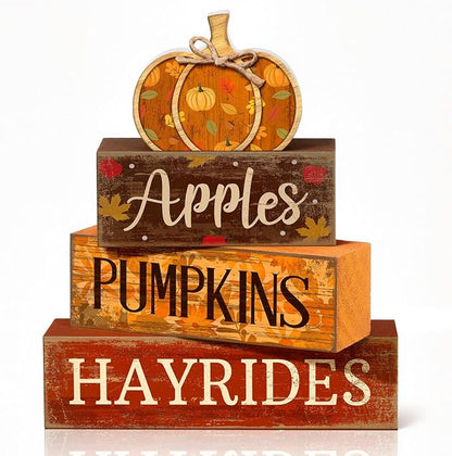 Moucuny 4 Pcs Fall Pumpkin Decor Fall Decorations by Moucuny