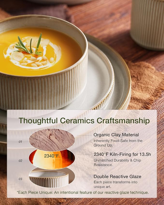 Famiware Star Stoneware Dinnerware Sets - Image 5