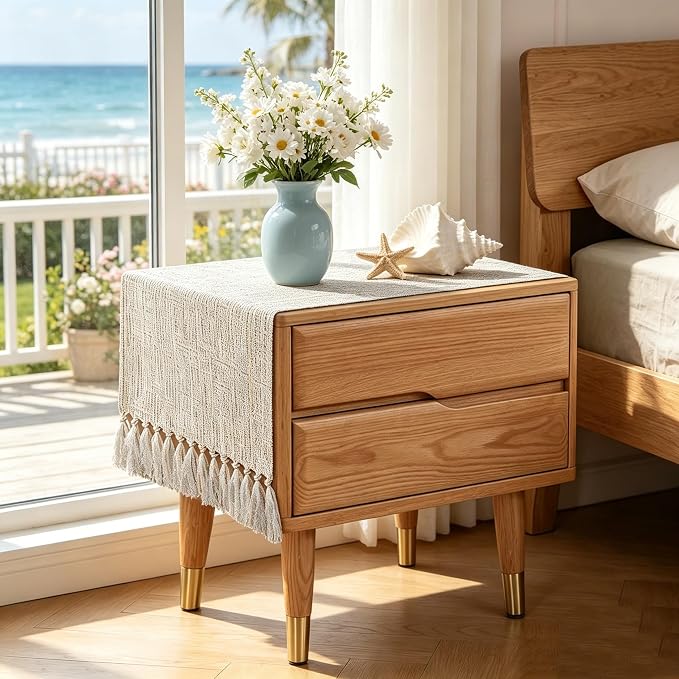 Boho Dresser Runner for Bedroom 36 Inch, Short Table Runner - Image 8