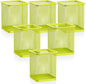 Segarty Pen Cup Holder, 6 Pack Square Light Green Pen Holder by Segarty