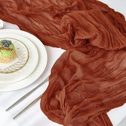 IVAPUPU Fall Terracotta Table Runner 120 Inch - Image 2