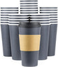 Disposable Coffee Cups With Lids - 20 oz To Go Coffee Cup With Lid. Large Togo by Glowcoast