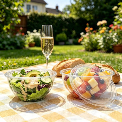 50PCS 32oz Disposable Salad Bowls - Image 6