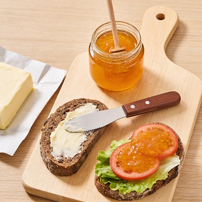 4 Pack Butter Spreader Knife Stainless Steel Cream Cheese Spreader - Image 7