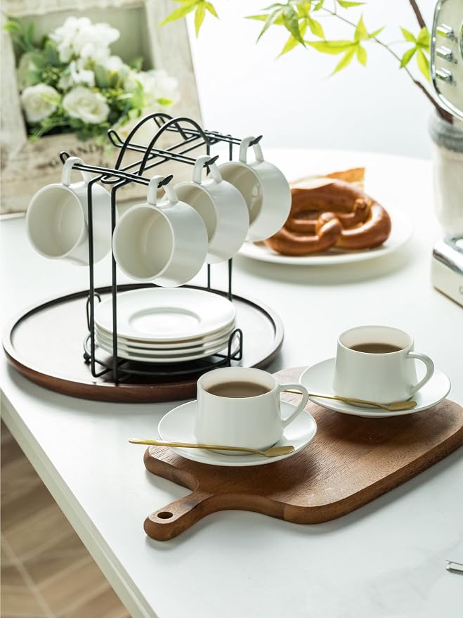 YHOSSEUN Espresso Cups Set of 6 - Image 6