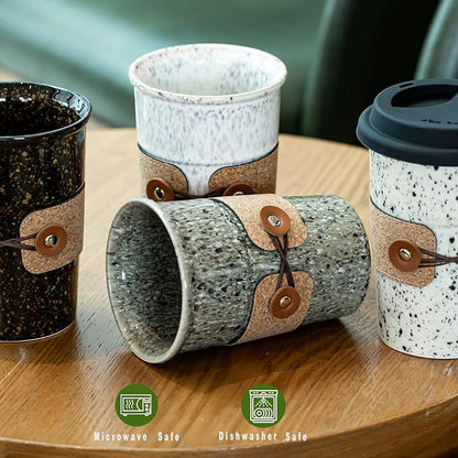 Ceramic Coffee Travel Mug Coffee Tumbler To Go Coffee Mug - Image 7