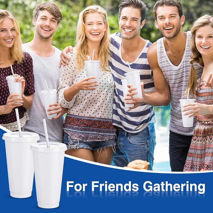 Amyhill 12 Pcs Reusable Plastic Cup - Image 6