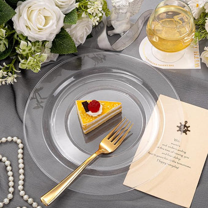 FLOWERCAT 60PCS Clear Plastic Plates - Image 4