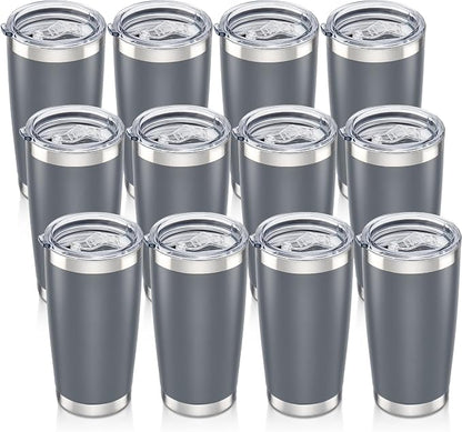 20 oz Tumbler with Lid Stainless Steel Insulated Tumblers Bulk Cups Mug | by Orebigo