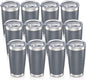 20 oz Tumbler with Lid Stainless Steel Insulated Tumblers Bulk Cups Mug | by Orebigo