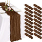 18 Pack Cheesecloth Table Runner 10FT Brown Table Runner Boho Gauze Cheese by Showgeous