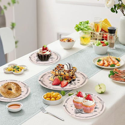 60PCS Cowboy Paper Plates and Napkins Party Supplies Serve 20 | Western Rodeo - Image 5