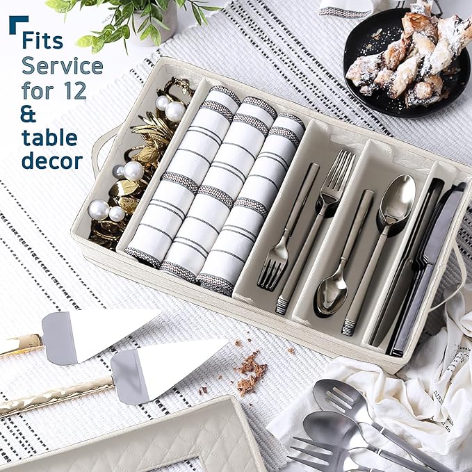 Flatware & Utensil Storage, Durable Silverware Storage Box - Image 2
