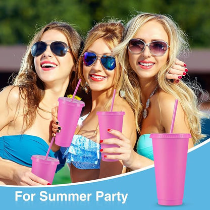 Amyhill 12 Pcs Reusable Plastic Cup - Image 5