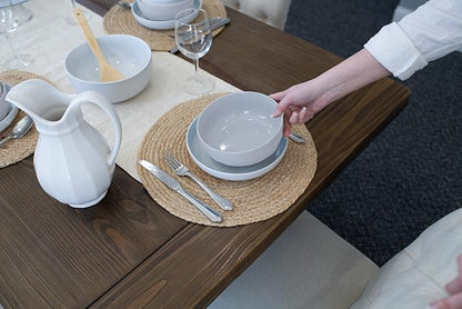 Elanze Designs Bistro Glossy Ceramic 6.5 inch Dinnerware Bowls Set of 4 - Image 6