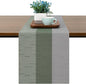 Table Runner 71 Inches Long, Vinyl Woven Farmhouse Table Runners | Washable by Chitomars