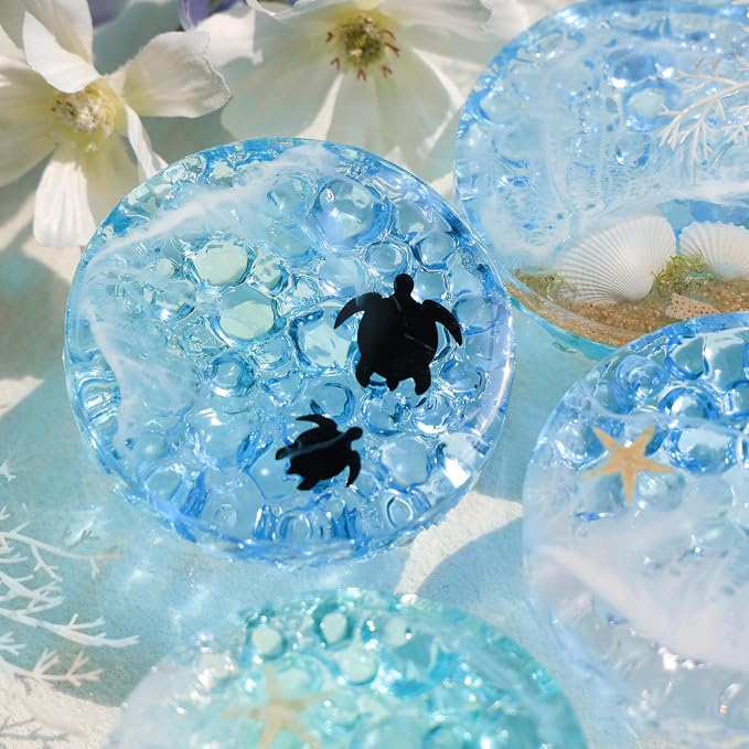 LET'S RESIN Extra Deep Resin Coaster Molds Silicone, 4 Inches Silicone Molds | - Image 8