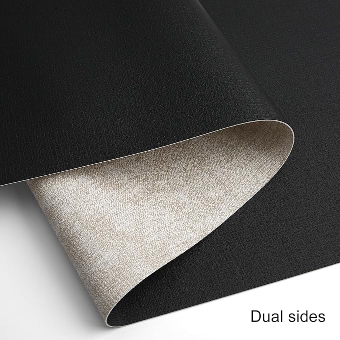 Table Runners 72 Inch Long, Dual-Sided Faux Leather Table Runner | Waterproof - Image 2