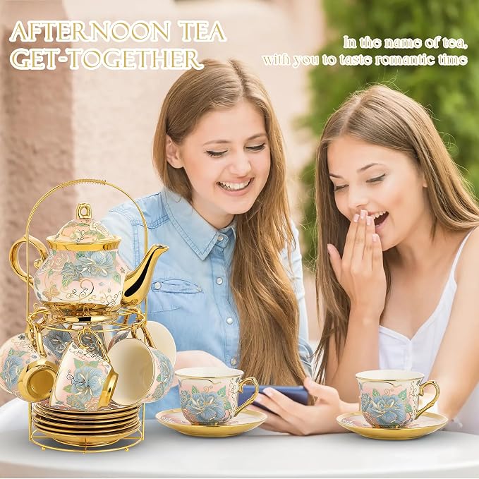 20 Pieces Porcelain Tea Set - Image 3