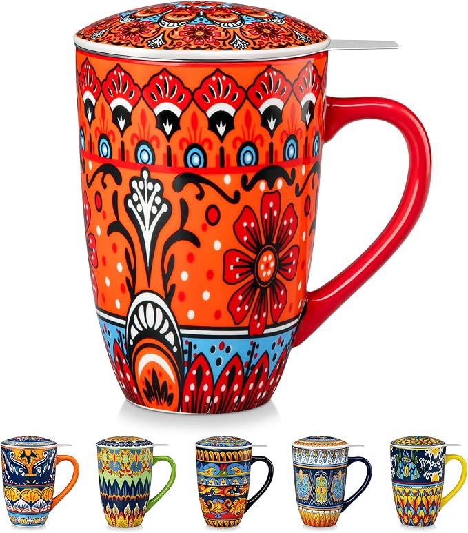 vancasso 18 Oz Tea Infuser Mug by vancasso
