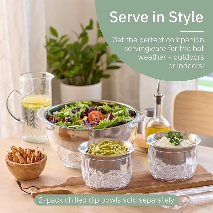 Useful Co. Chilled Serving Bowl, Salad Bowl - Image 6
