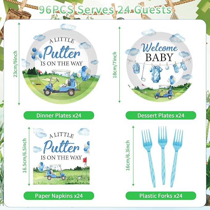 Golf Themed Baby Shower Decorations - Image 2