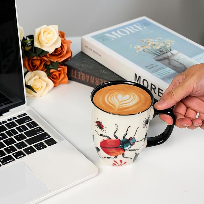 16 oz Beetle Coffee Mug, Color Changing Cup | Ceramic Mug - Image 6