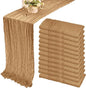 12 Pack Cheesecloth Table Runner 35x72 Inch Boho Gauze Table Runner Rustic by Fivenl