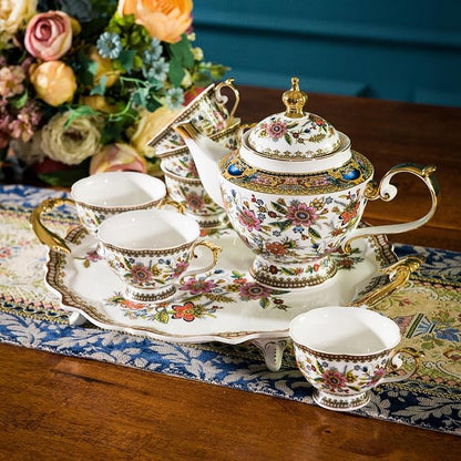 ACMLIFE Tea Set for Adults, Bone China Tea Set - Image 9