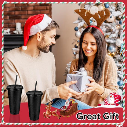 24 Pack Plastic Tumblers with Lids and Straw, Reusable Cups with Lids and - Image 8