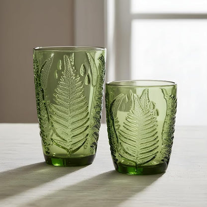 Green Drinking Glasses Set of 8 - Image 2