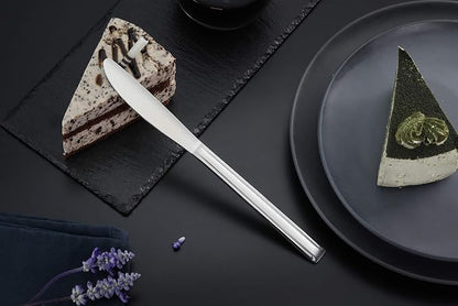 New Star Foodservice Dominion Pattern 18/0 Stainless Steel Dinner Knife - Image 6