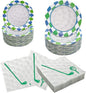 180Pcs Golf Party Supplies Paper Plates and Napkins Serve 60 | Disposable by Hpscdyo