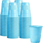 TashiBox 5 oz Disposable Plastic Cups, Sky Blue by TashiBox