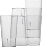Restaurant Grade, BPA-Free 12oz Clear Plastic Cups 6pk. Super Durable, Break by FoodRestaurantSupplies
