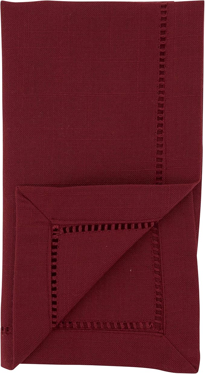 SARO LIFESTYLE Hemstitched Border Dinner Napkin - Image 2