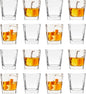 TRUE Square Rocks Glass, Old Fashioned Whiskey Glasses, Superb Drinking Cups by True