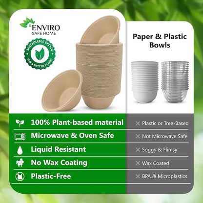 25 oz Bamboo Disposable Bowls - Image 7