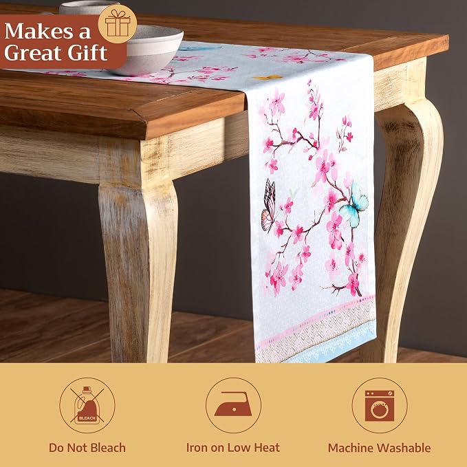Maison d' Hermine Table Runner 100% Cotton 14.50" x 72" | Table Runners 72 - Image 5