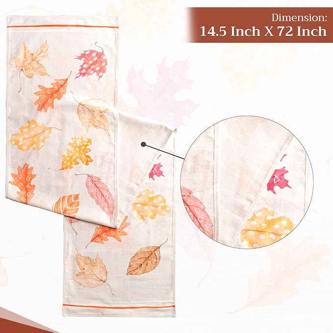 Maison d' Hermine Table Runner 100% Cotton 14.50" x 72" | Table Runners 72 - Image 4