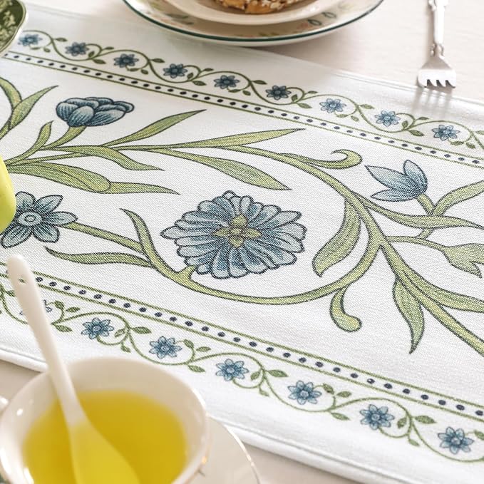 Designer French Linen Table Runner, Dining Table, Kitchen Decor, Thanksgiving - Image 3