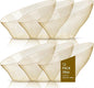 bUCLA 12 Pack Gold Glitter Plastic Serving Bowls - 20 OZ Disposable Snack by BUCLA