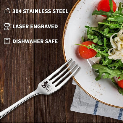 Dingle Hopper Funny Stainless Steel Fork, Cake Dessert Toast Forks, Gifts - Image 2