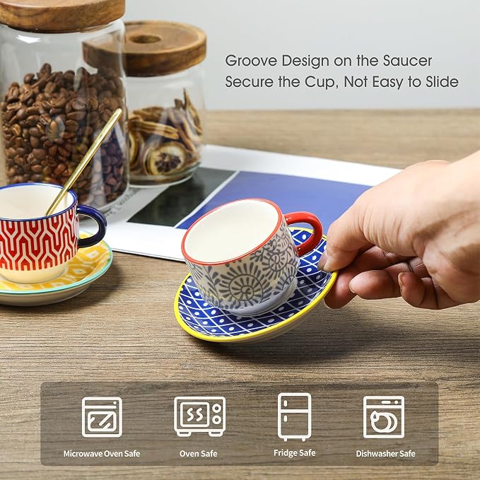 Selamica Ceramic Espresso Cups - Image 3