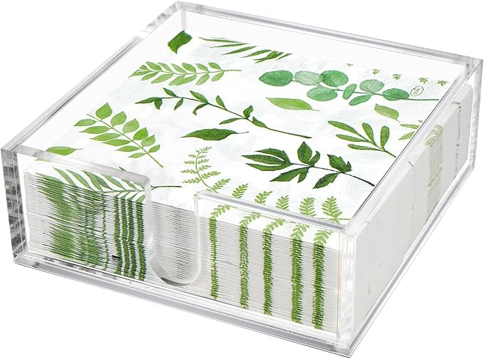 LotFancy Acrylic Napkin Holder, Dinner Napkin Holder by LotFancy