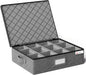 Cup and Mug Storage Boxes with Dividers, Hard Shell Coffee Mug Organizer with by YEARNINGHOME