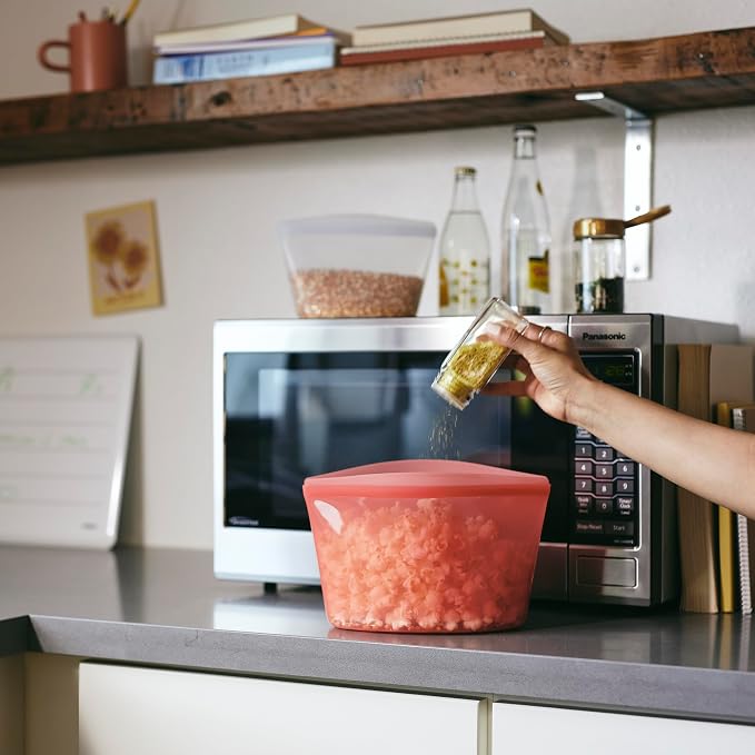 Stasher Premium Reusable Silicone Food Storage Bowl, 6-Cup | Food-Safe Silicone - Image 3