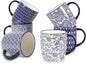 Selamica 10 oz Coffee Mugs Set of 6 by Selamica