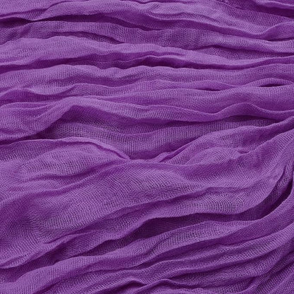 6 Pack Purple Cheesecloth Table Runner 35 x 120 Inch | Boho Gauze Fabric - Image 5