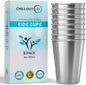 CHILLOUT LIFE Stainless Steel Kids Cups 8 oz by CHILLOUTLIFE